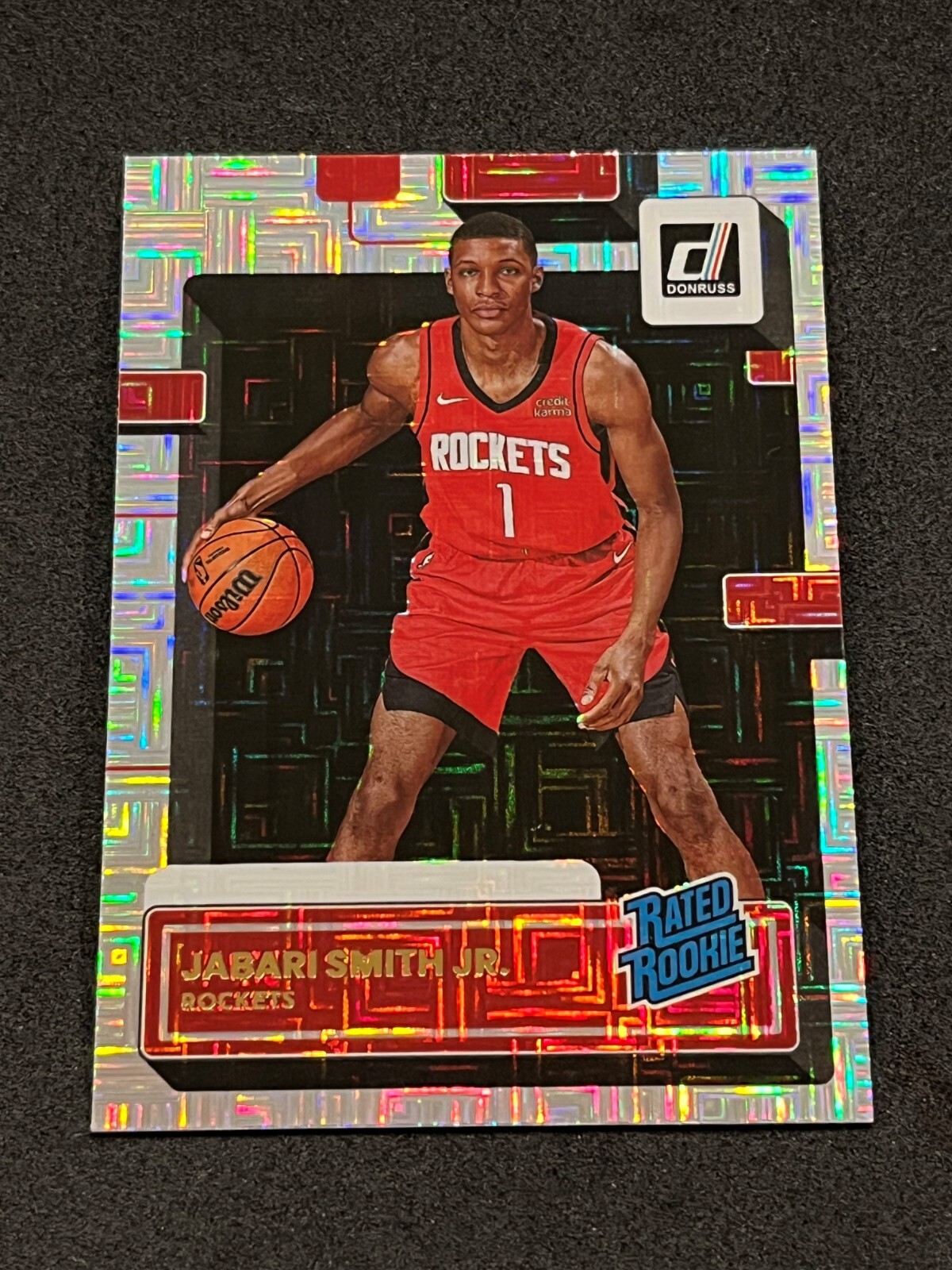 2022-23 Panini Donruss Basketball Jabari Smith Jr Rated Rookie Choice #203