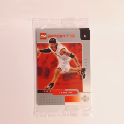 NEW & SEALED LEGO NBA CARD PACK / 3 Cards - Iverson Malone Francis