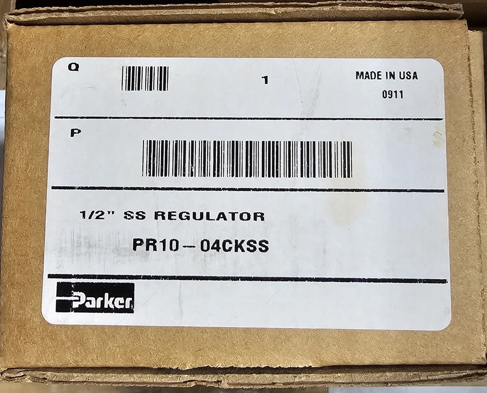 Parker PR10-04CKSS / PR1004CKSS 1/2" Regulator *NEW*Free Ship - Image 2 of 3