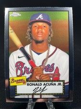 2021 Topps Chrome Platinum Anniversary Base Ronald Acuna, Jr. #145 