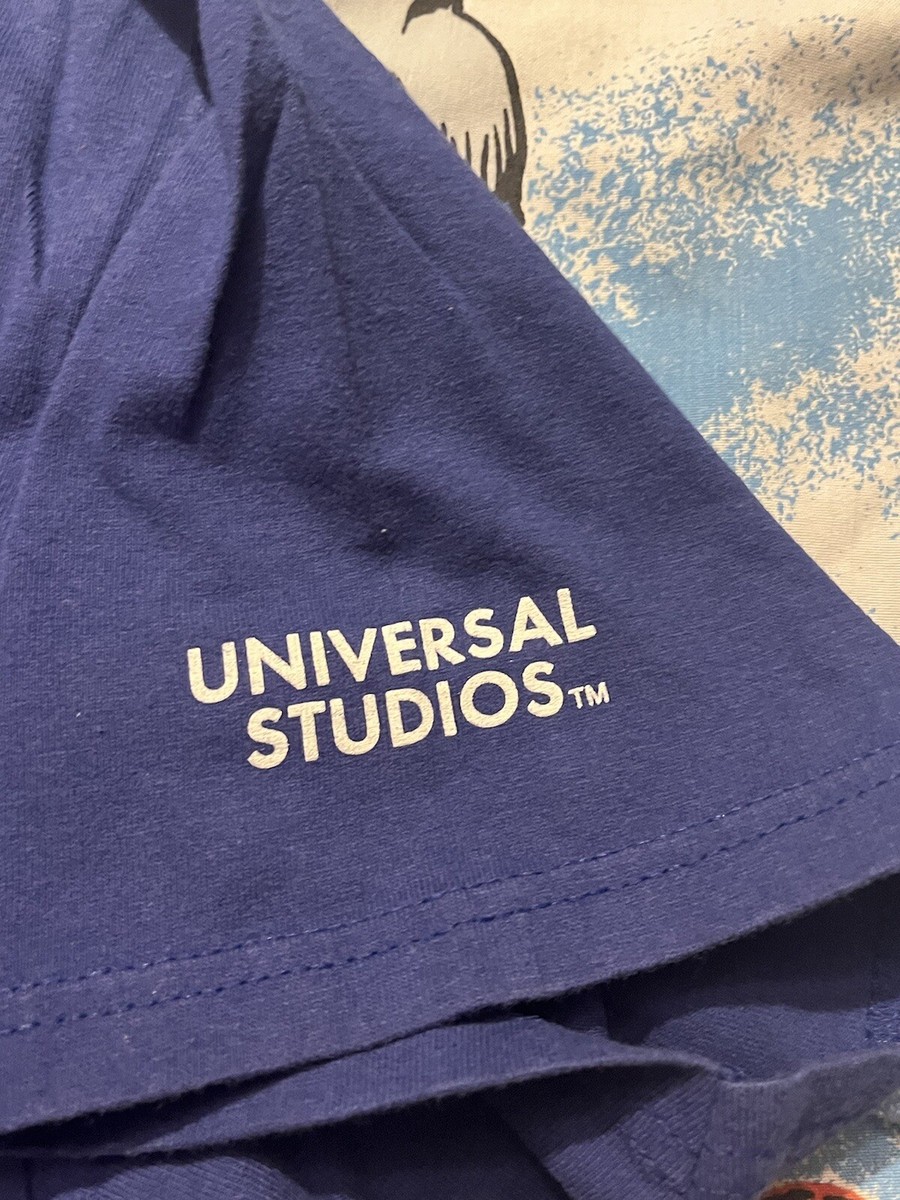 Vintage Universal Studios Jaws T Shirt Men's Size XL Blue NO
