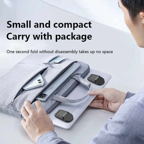 1 Pair Laptop Stand Radiator Mini Portable Legs Aluminum Base Support Tools - Bild 3 von 13