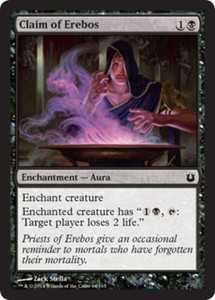 Claim of Erebos x4 - Born of the Gods - NM-Mint, English - Born of the Gods