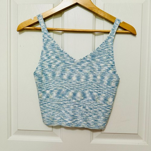 HOUSE OF HARLOW 1960 KNIT CROPPED TANK TOP SKIRT SWEATER 3 PIECE SET MEDIUM - Picture 4 of 9