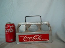 VTG COCA-COLA ALUMINUM CARRYING CASE DESIGNED BY R. J. REYNOLDS /J.L. CLARK MFG.