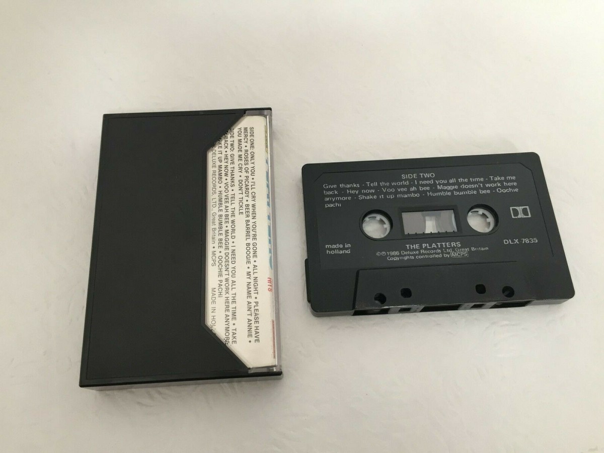 The Platters: 19 Original Greatest Hits Cassette, 1986 DLX-7835