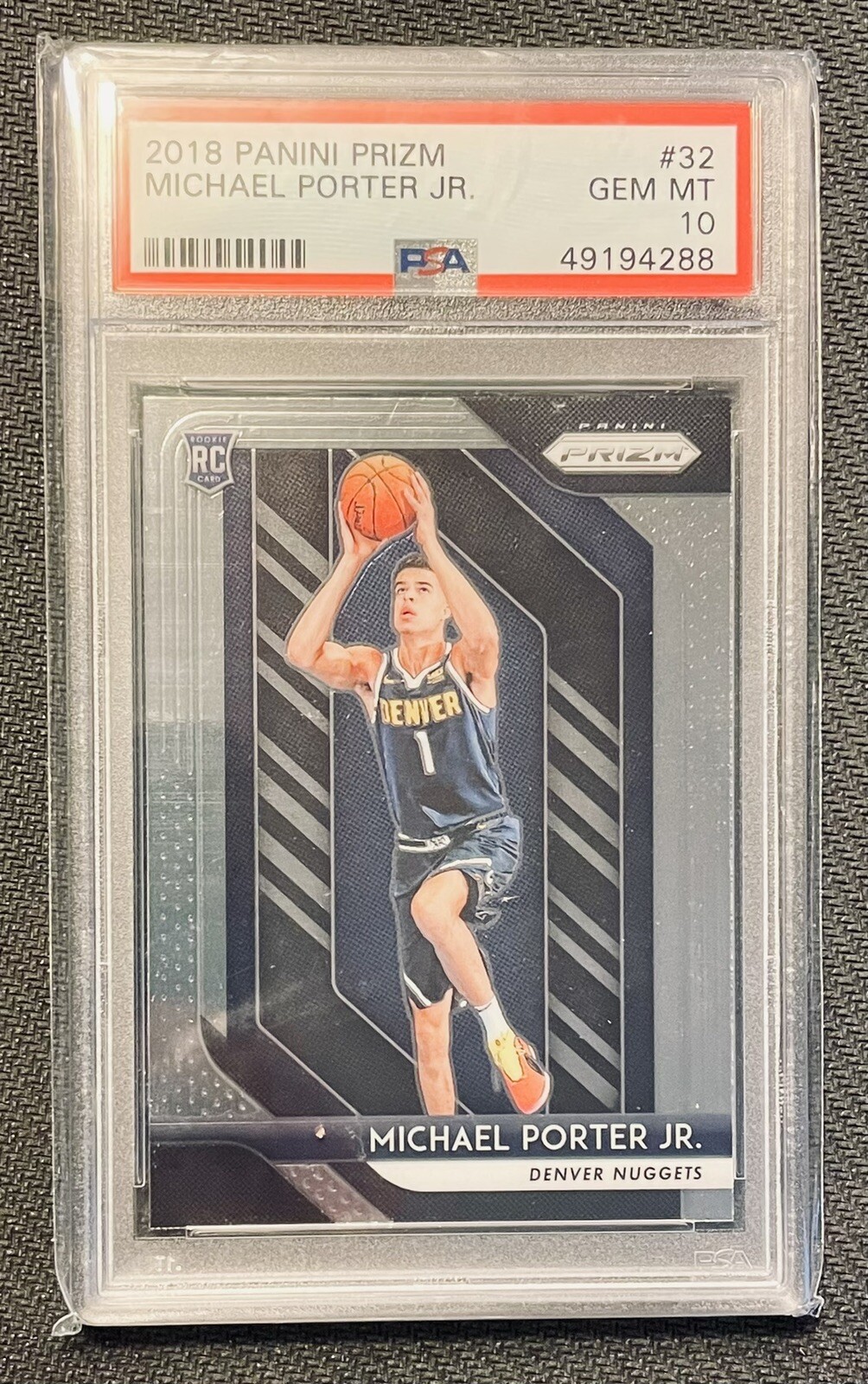 Michael Porter Jr. 2018 19 Panini Prizm Basketball #32 Nuggets RC Rookie PSA 10