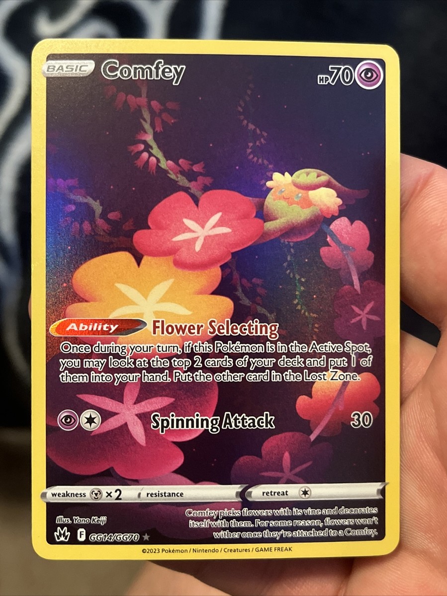 Comfey GG14/GG70 Pokemon TCG Crown Zenith Holo Ultra Rare | eBay
