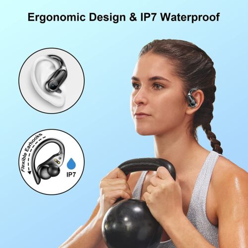 For Samsung Galaxy A14 5G Wireless Earbuds Waterproof Headphones Built in Mic - Picture 6 of 7