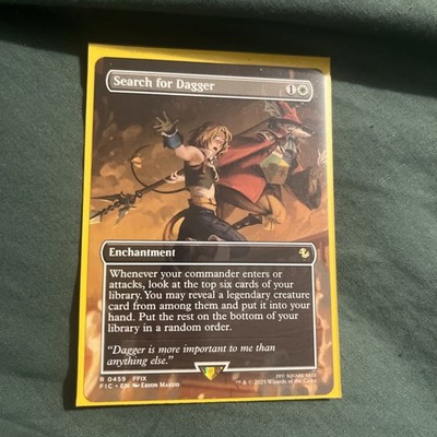 Search for Dagger Borderless non foil FINAL FANTASY MTG