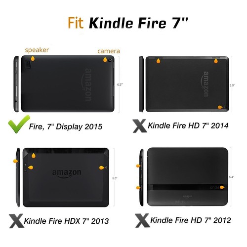 Para Amazon Fire 7 8 HD 2022 2020 10 Niños Funda a Prueba de Golpes Mango - Imagen 8 de 12