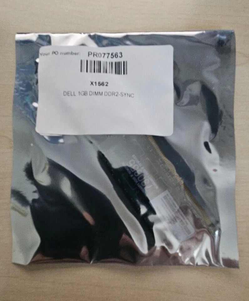 Nanya NT1GT72U4PA0BV-5A 1GB (1x1GB) PC2-3200 DDR2-400MHz ECC CL3 240P Memory . - Image 2 of 3