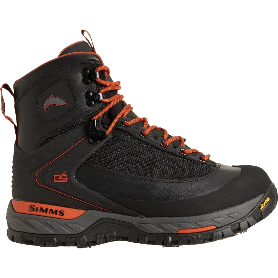 Botas masculinas Simms G4 PRO Powerlock Wading, sola de feltro (S499.99 MSRP) novas com caixa - Imagem 3 de 4