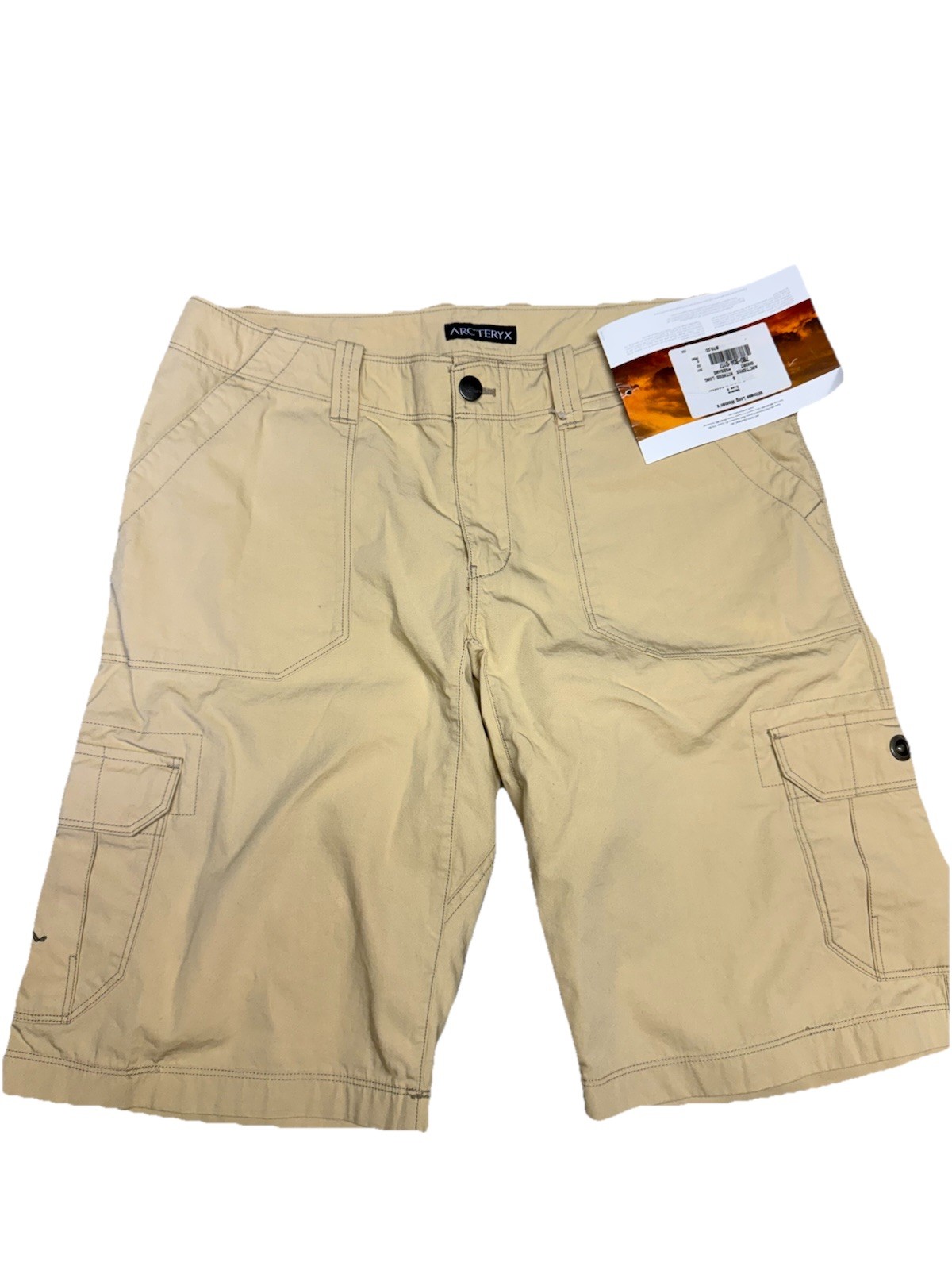 ARC'TERYX Pantaloncini chino lunghi cargo Deadstock vintage Y2K Arcteryx donna testimone taglia 8