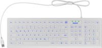 Keysonic KSK-8031INEL, Tastatur Weiß, De-Layout