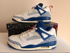 Jordan Spizike Low Size UK8 Brand New In Box Trainers White/Blue US9 EUR42.5