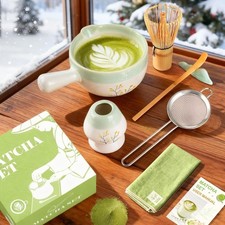Matcha Whisk Set, Matcha Set Home and Kitchen, Matcha Kit Handled Matcha Bowl