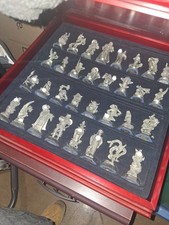 Danbury Mint Fantasy of the Crystal Chess Set