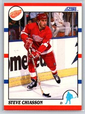 1990-91 Score American #214 Steve Chiasson