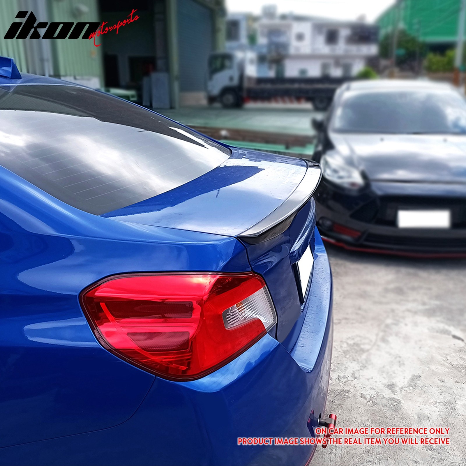 Fits 12-16 Subaru Impreza & 15-21 WRX D2 Style Trunk Spoiler Painted #D4S Black