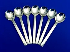 Lauffer pela 18-8  Stainless 7 Oval Spoons  by Towle