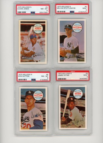 1970 KELLOGG'S BASEBALL ALL PSA PICK FROM LIST!!!!