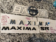 2009 Maxima And 2021 Maxima Sr Emblems Lot Used In Great Shape