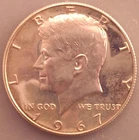1967 Kennedy Half Dollar 40% Silver Uncirculated