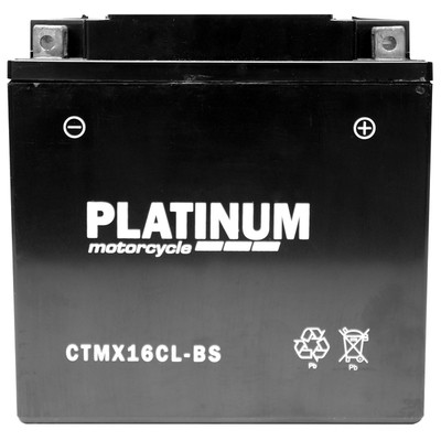 AGM Motorradbatterie Bike Motorbike CTMX16CL-BS Platinum - Bild 2 von 2
