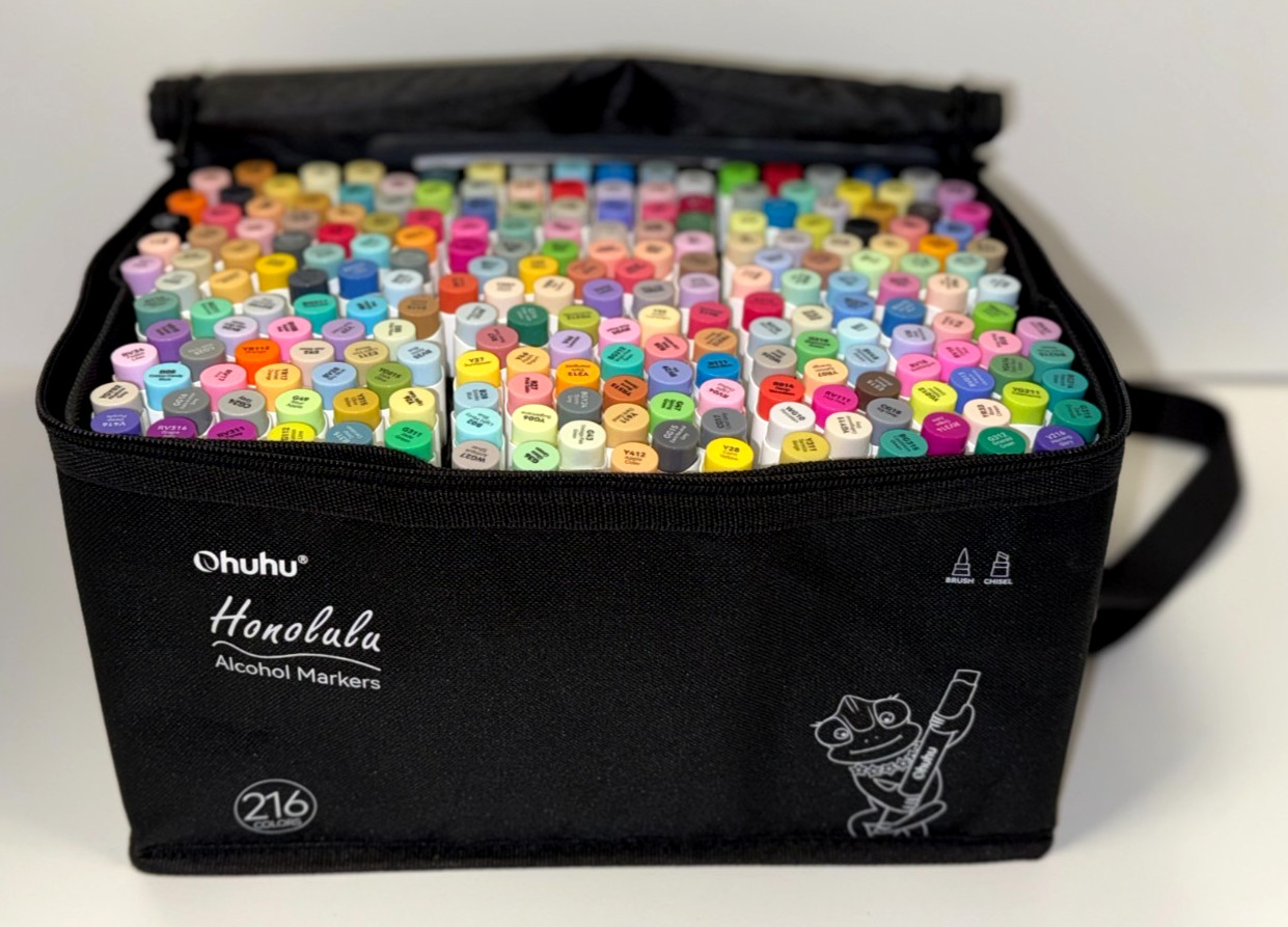 Ohuhu Alkohol Marker Honolulu / Acrylmarker verschiedene Set´s wählbar NEU & OVP