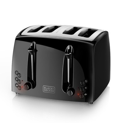 4 Slice Toaster Extra Wide 7 Shade Settings BLACK+DECKER TR1410BD BLACKDECKER