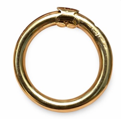 TOUS Rose Gold Vermeil 925 Sterling Silver Ring Pendant Holder Authentic