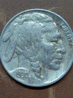 1930-S Buffalo Nickel 5c Coin VF+