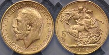 1912 Melbourne Sovereign - PCGS MS63 