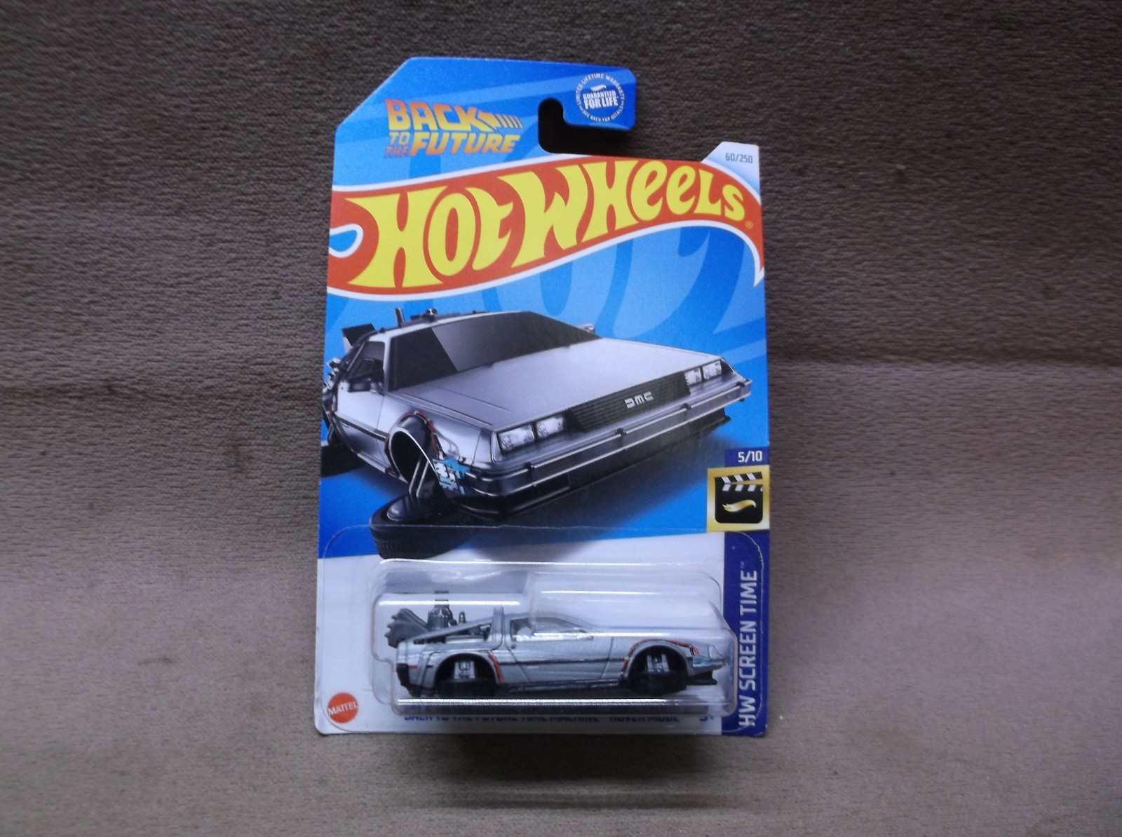 HOT WHEELS 2024 #60 GREY DELOREAN BACK TO THE FUTURE TIME MACHINE HOVER MODE DMC