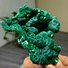 169G Natural velvet Malachite stone cat eye cluster rough mineral sample