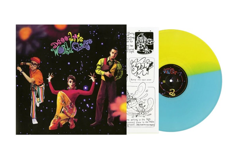 Deee-Lite World Clique (Ltd Ed of 500) Yellow Ice Blue Vinyl LP MINT!*FREE SHIP