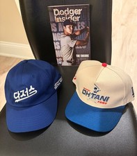 2 NEW Los Angeles Dodgers Ohtani Seoul Series & SGA Hats and Shohei featured Mag