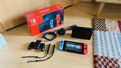 NINTENDO Switch ONE Konsole V1 JOY CON BLAU-ROT  OVP PAKET KONVOLUT TOP wiiU 