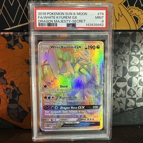 White Kyurem-GX graded PSA 9 for sale on eBay