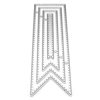 Ribbon Metal Cutting Dies Stencil DIY Scrapbooking Album Stamp Paper Card Emboss