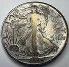 1945 S Walking Liberty Half Dollar, T48