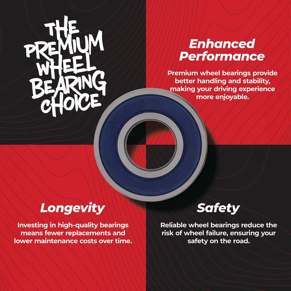 All Balls Rear Wheel Bearing Seal Kit For Honda CBR600F3 97-98 CBR600F4 99-00 - Изображение 4 из 4