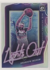 2020-21 Panini Donruss Optic Lights Out Holo Prizm Brandon Ingram #12 0q26