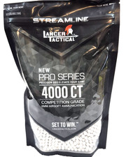 4000 ROUNDS 6mm .20g AIRSOFT BBs LANCER TACTICAL COMPETITION GRADE SEAMLESS