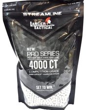 4000 ROUNDS 6mm .20g AIRSOFT BBs LANCER TACTICAL COMPETITION GRADE SEAMLESS