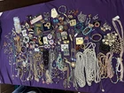 Vintage Costume Jewelry Lot Brand Names Some New Items All Wearable Over 7LBS