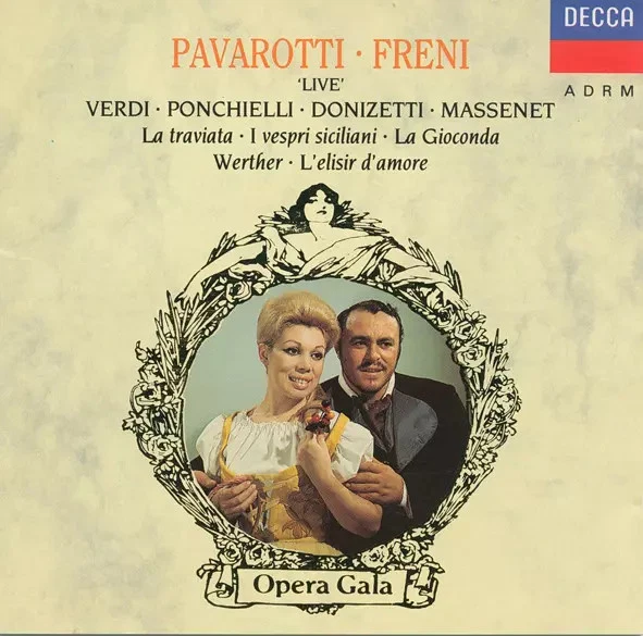 'LIVE', Luciano Pavarotti et Mirella Freni - Photo 1/1