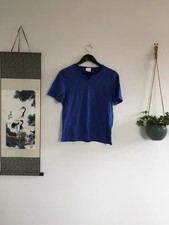 Anne de Lancay blue v-neck t-shirt - S