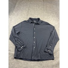 HART SCHAFFNER MARX HARTSOFT 100 COTTON MENS XL LONG SLEEVE BUTTON UP SHIRT